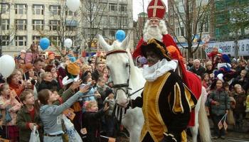 Dutch Sinterklaas celebration with Black Peter