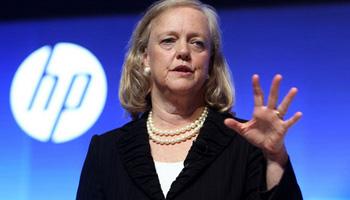 Meg Whitman defended Hewlett-Packard's track record, pointing out that the company has been fighting for racial diversity among its suppliers for more than 40 years.