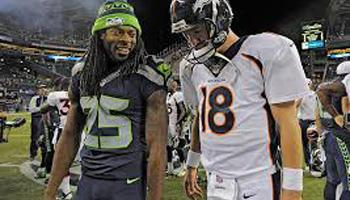 The racial stereotypes between Peyton Manning and Richard Sherman will share the stage with their performance as exceptional pro athletes during the Super Bowl. They have already begun.