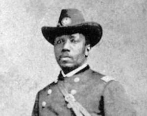 In early 1865, after helping to organize thousands of African-American troops for the Union, Delany was made a major in the U.S. Army by President Lincoln. He was the first black man to achieve that high of a rank.