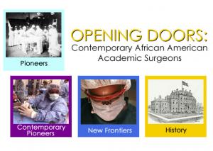 Opening Doors, an exhibit that displays the work of African-American academic surgeons, is now on display at Marshall University.